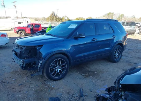 2019 Ford Explorer Sport z USA, uszkodzony, nr VIN 1FM5K8GTXKGA18669